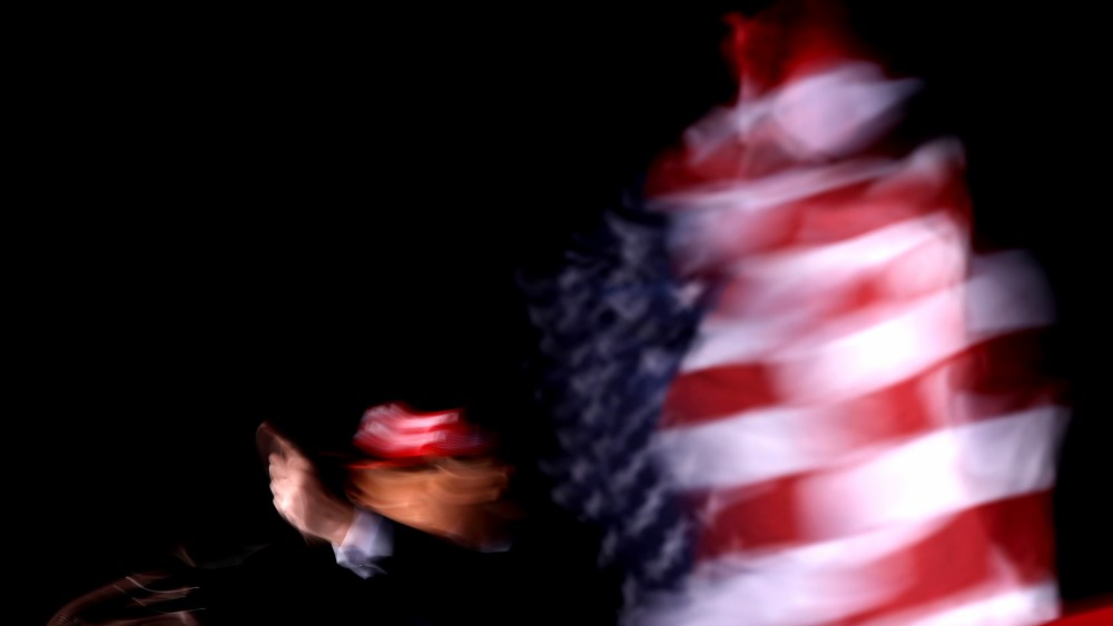 Image: President Donald Trump speaks at a campaign rally in Janesville, Wis., on Oct. 17, 2020