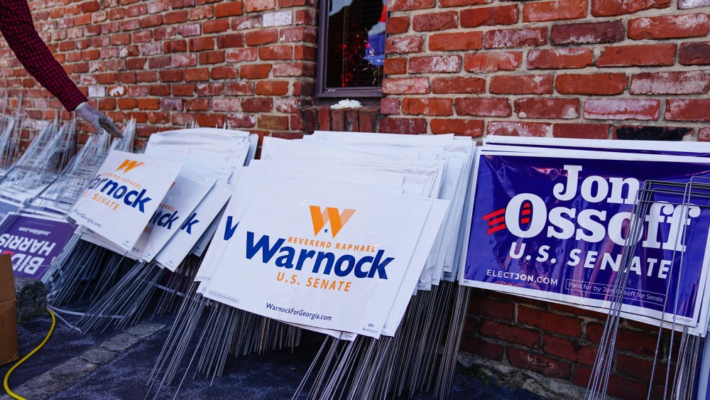 Image: Democratic Candidates In Georgia Campaign Ahead Of November's Election