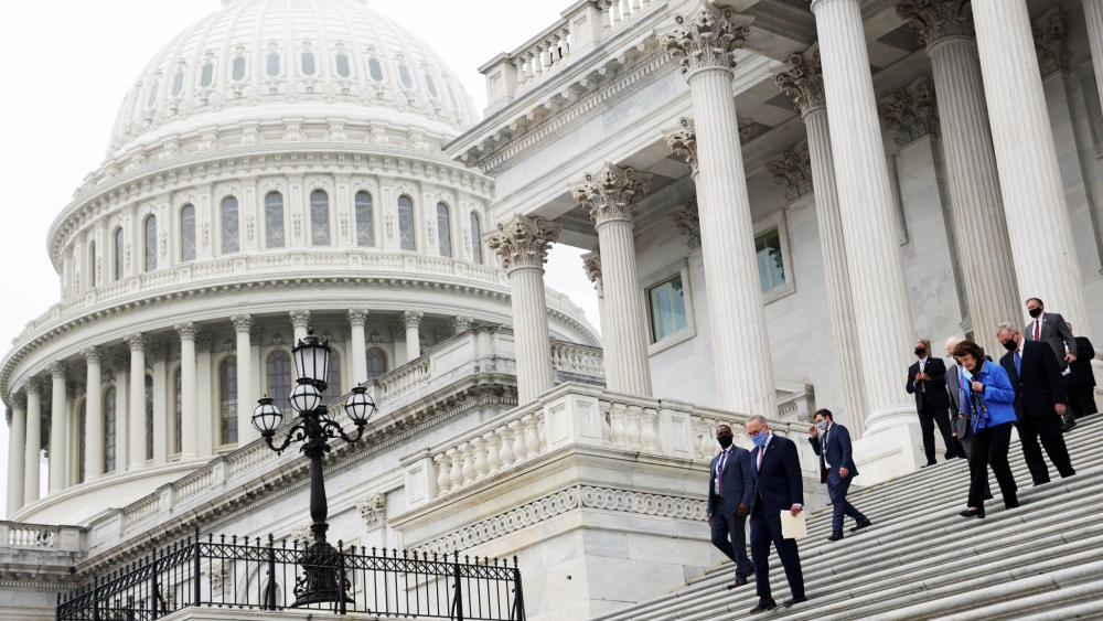 Image: Democrats Hold Press Conferences Pushing Back On Amy Coney Barrett's Confirmation Process