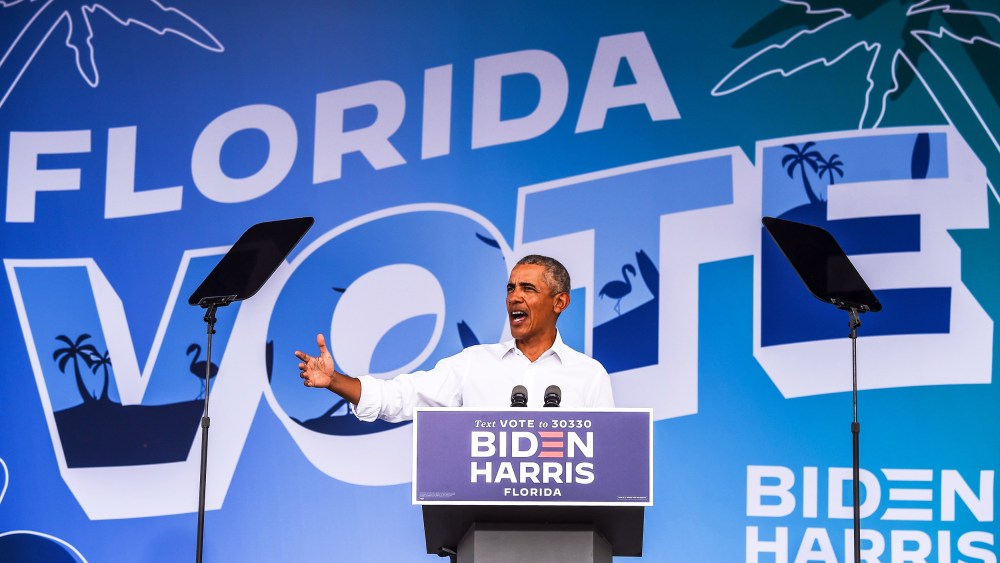 Image: US-VOTE-BIDEN-OBAMA