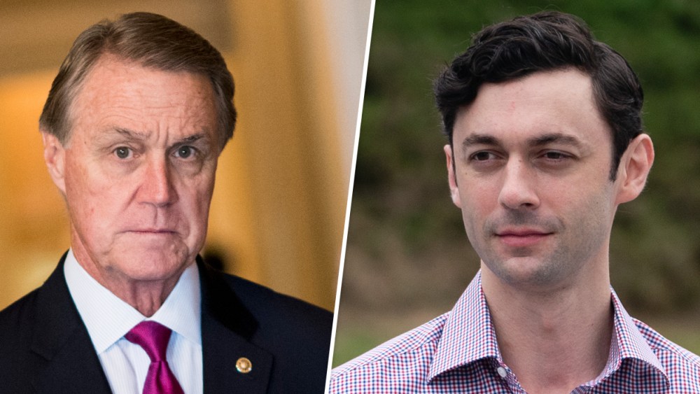 Image: David Perdue and Jon Ossoff