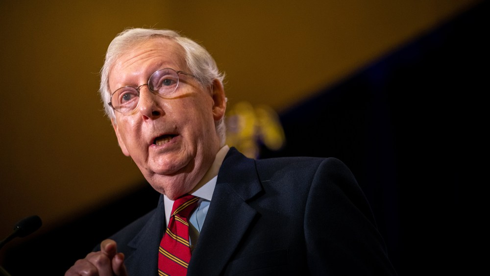 Image: Sen. Mitch McConnell Holds Press Conference To Discuss Election Results