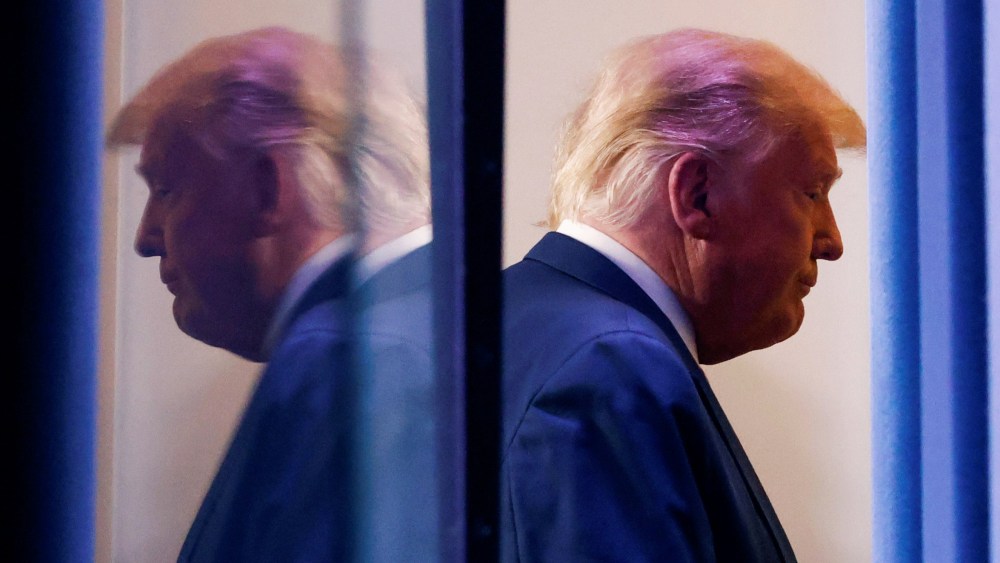 Image: U.S. President Trump speaks to reporters about the 2020 presidential election at the White House in Washington