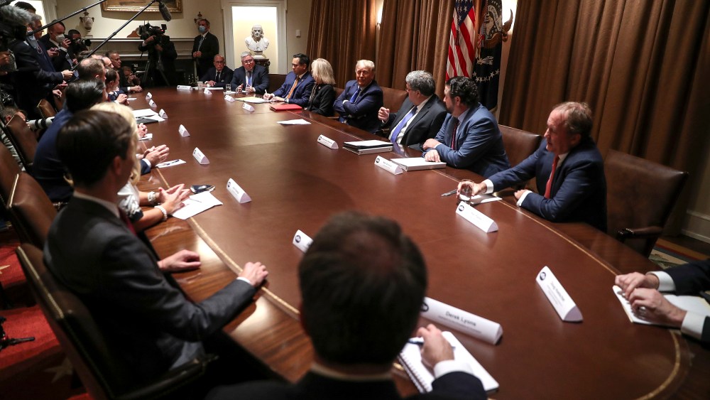 President Trump Meets With State Attorneys General On Allegations Of Online Censorship