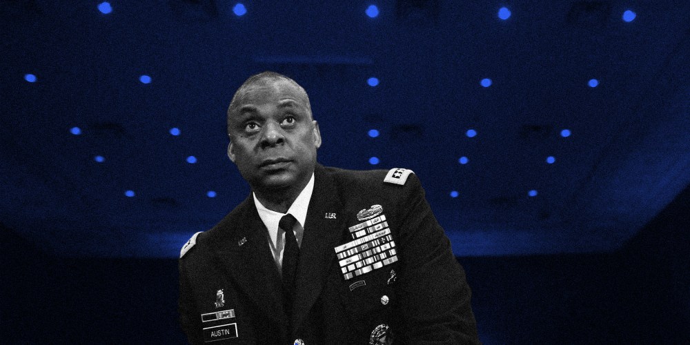 Image: Gen. Lloyd Austin III prepares to sit