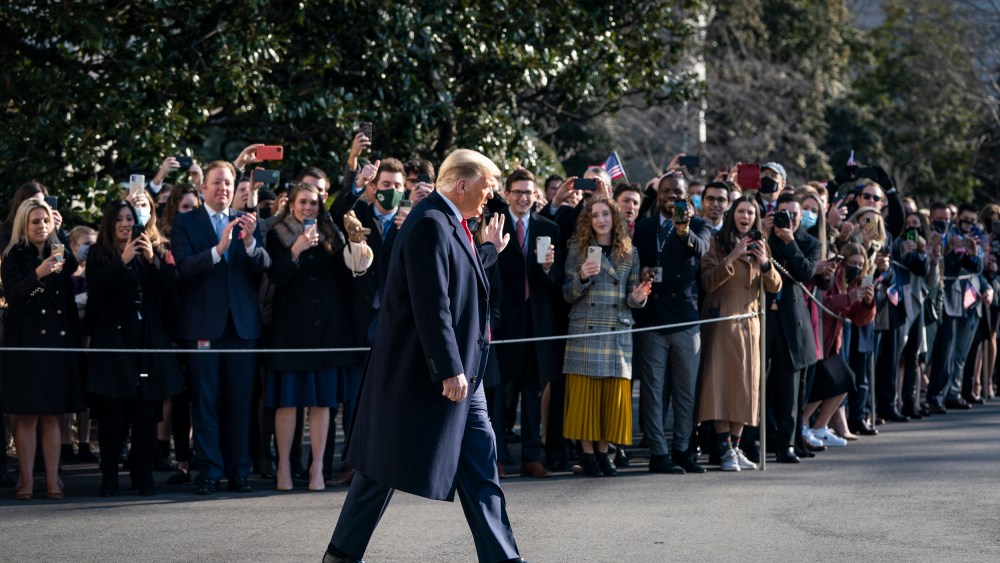 Image: President Trump Departs White House For Border Visit