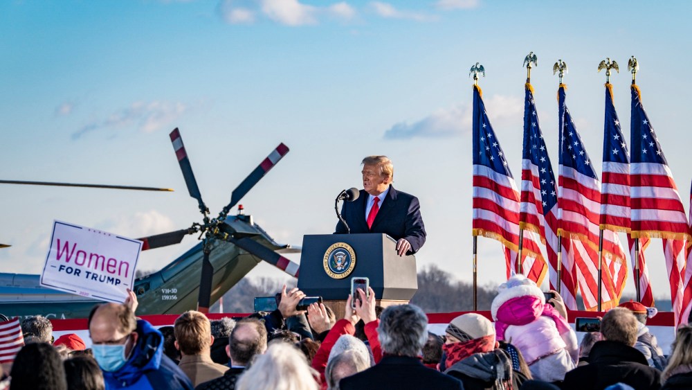 Image: President Trump Departs For Florida At The End Of His Presidency