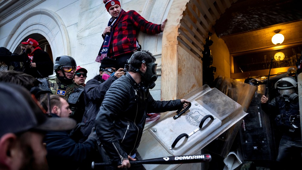 Image: Trump Supporters clash with police and the security as storm into the U.S. Capitol.