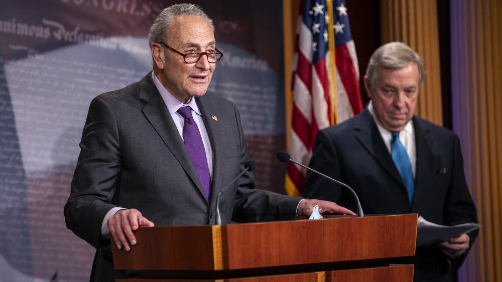 Senate Leadership Hold Weekly News Conference