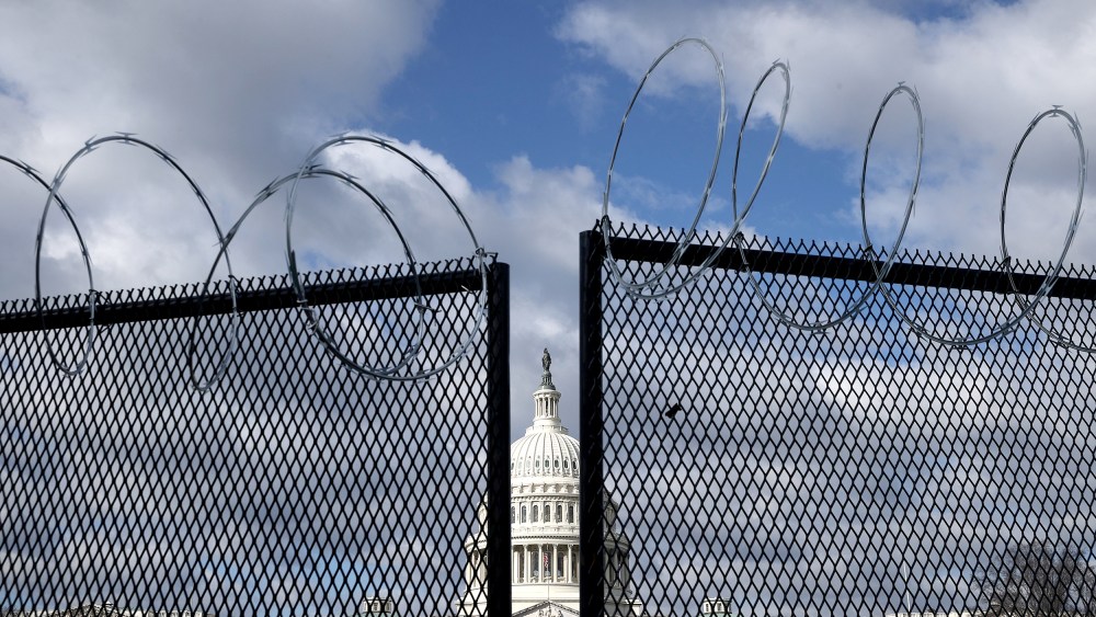 Image: ***BESTPIX*** Acting Capitol Police Chief Recommends Permanent Fencing Around US Capitol