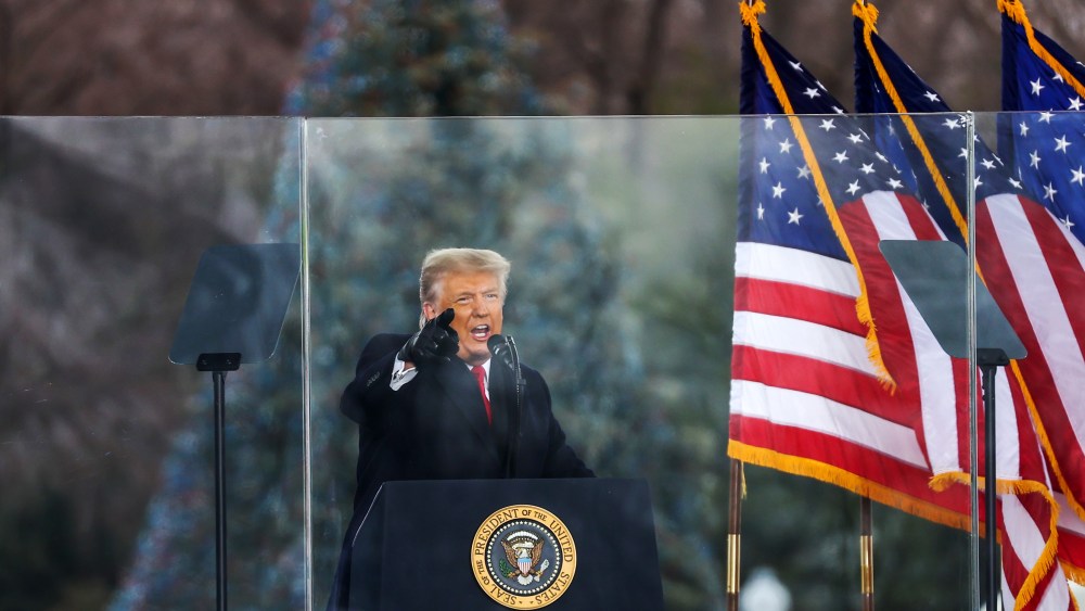 Image: Donald Trump holds rally in Washington D.C as "Save America March"