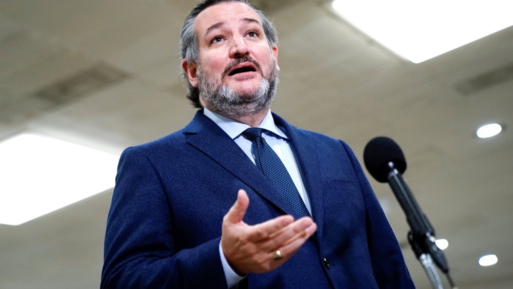 Image: Sen. Ted Cruz, R-Texas, at the  Capitol