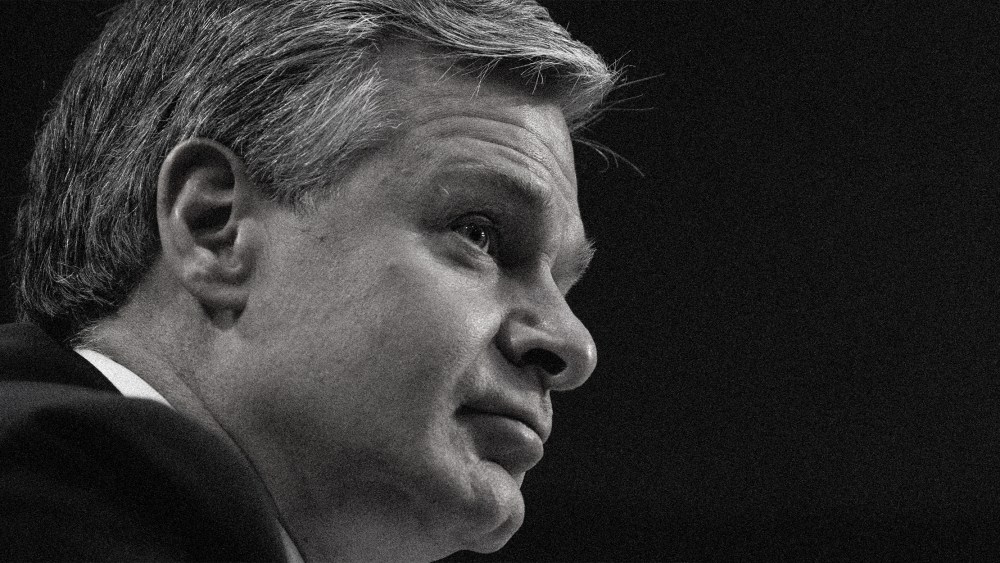 Image: FBI Director Christopher Wray testifies before the Senate Judiciary Committee.