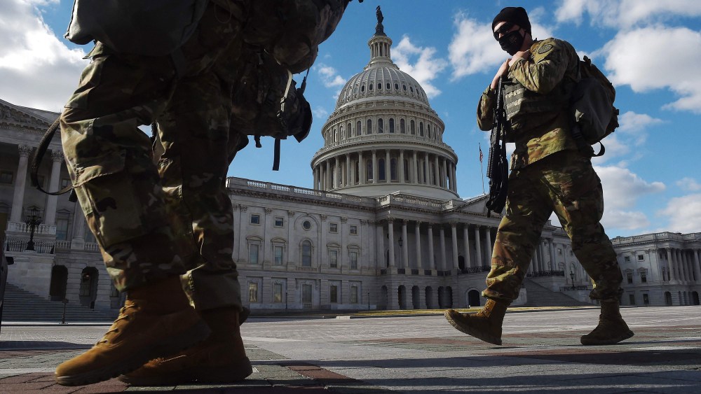 Image: National Guard Capitol Security