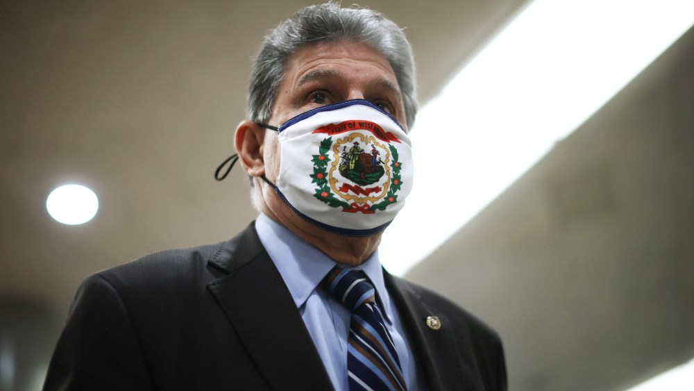 Image: Sen. Joe Manchin, D-W.V. at the Capitol