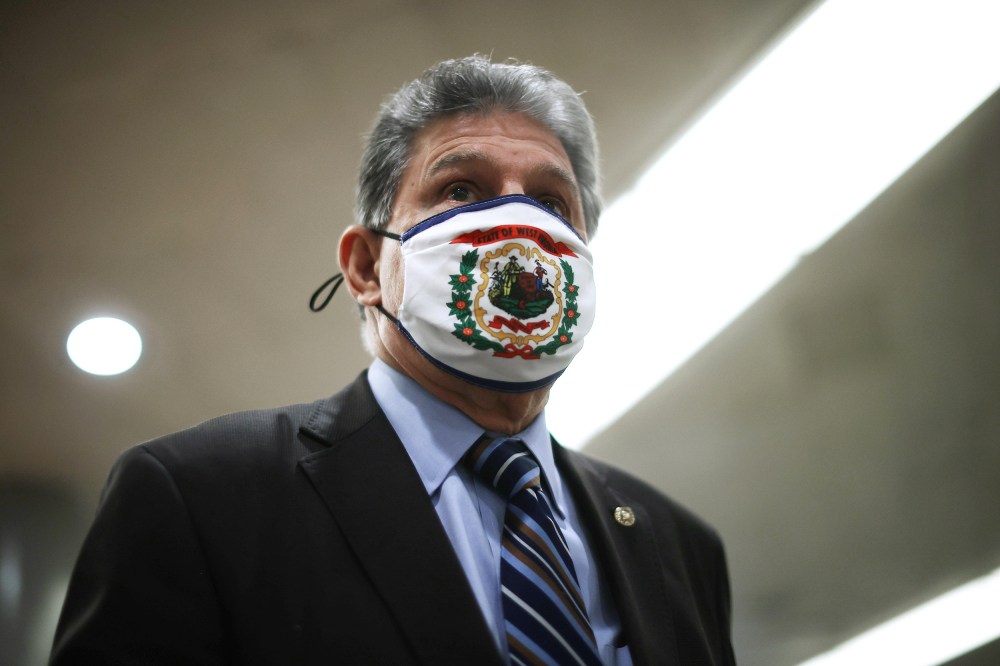 Image: Sen. Joe Manchin, D-W.V. at the Capitol