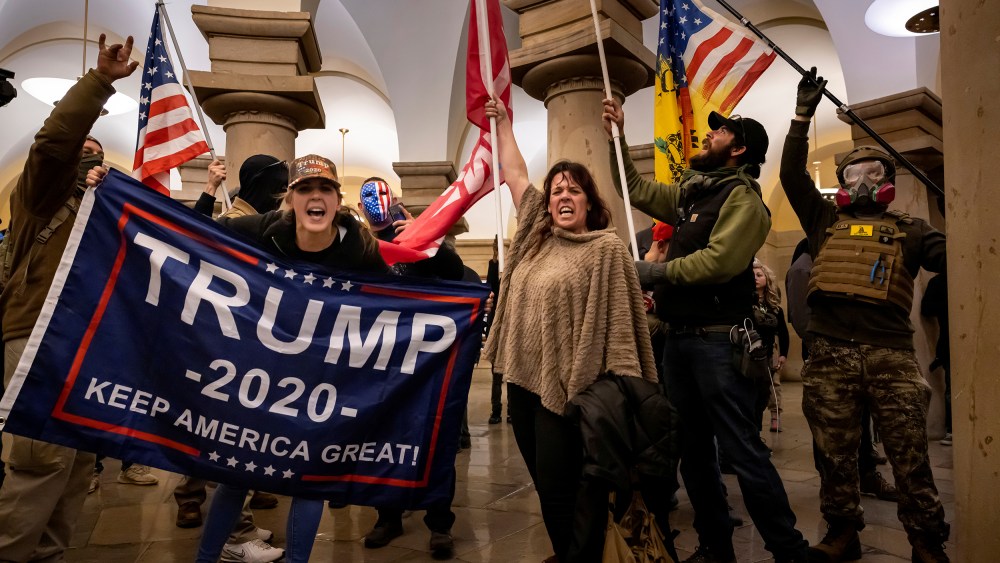 Image: Trump supporters protest inside the U.S. Capitol.