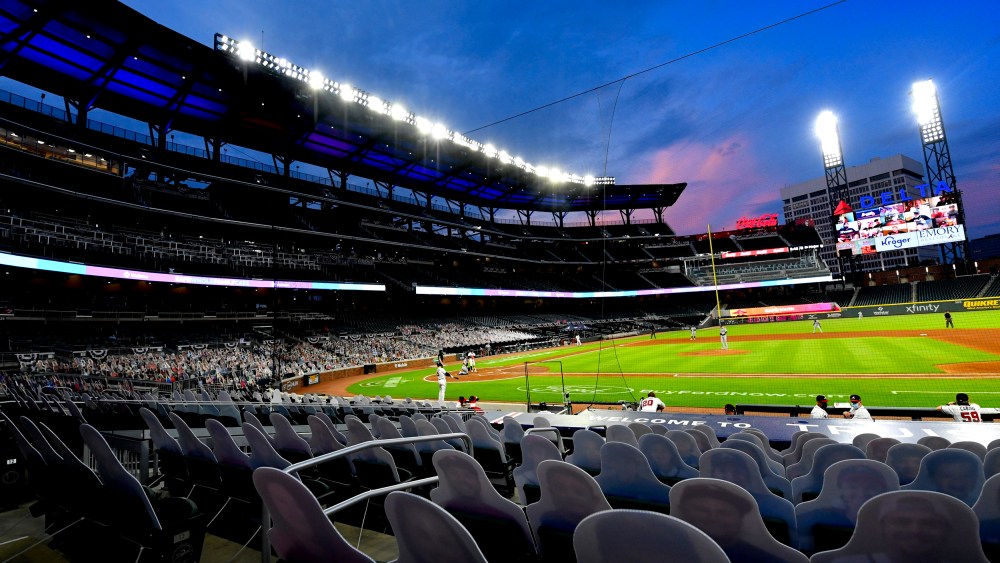 Image: Truist Park, the home of the Atlanta Braves, on July 30, 2020.