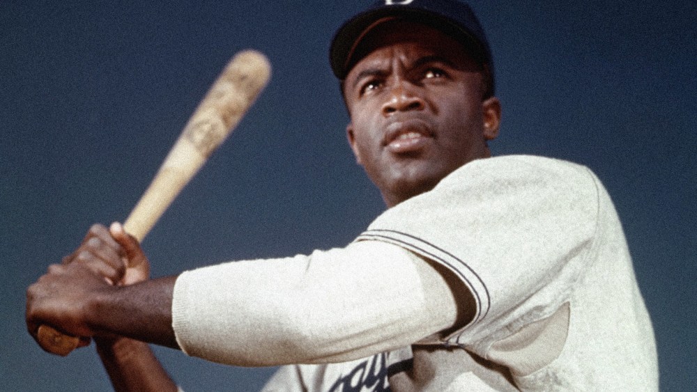 Image: Jackie Robinson of the Brooklyn Dodgers in 1953.