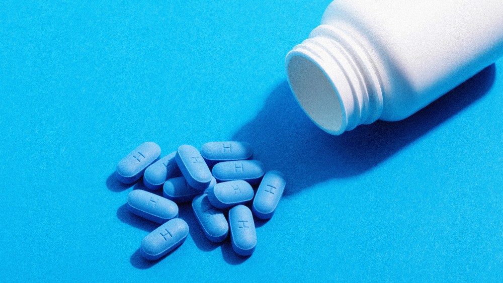 Image: Open bottle of prescription PrEP Pills for Pre-Exposure Prophylaxis to help protect people from HIV.