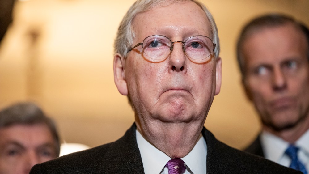Image: Mitch McConnell, Senate Lawmakers Speak To Media After Weekly Policy Luncheons