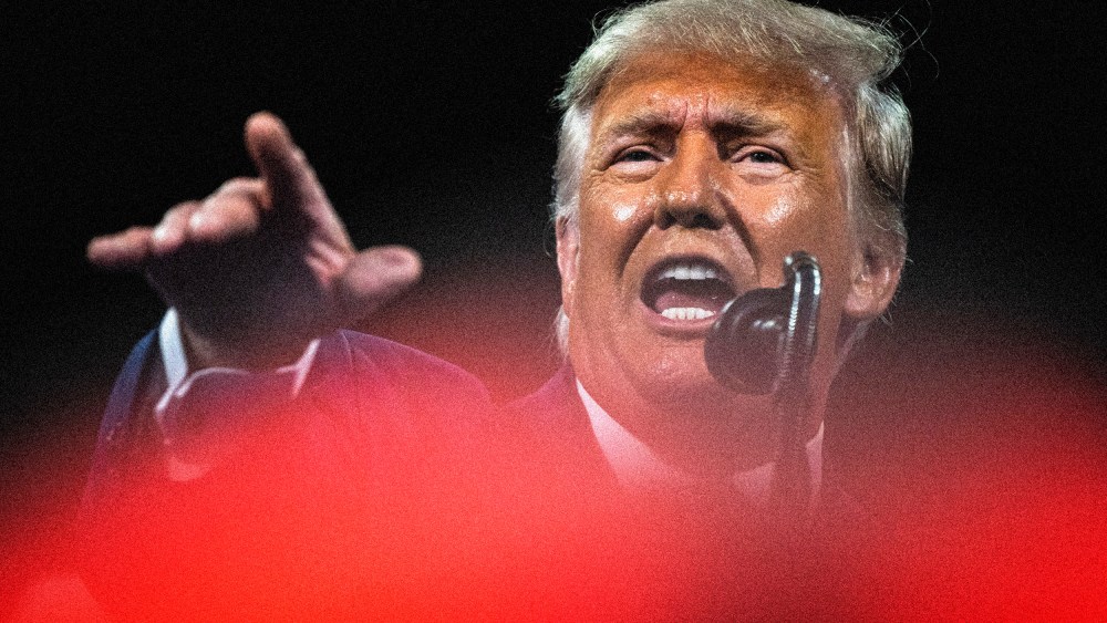 Image: Former President Donald Trump speaks at CPAC in Orlando, Fla., on Feb. 28, 2021.