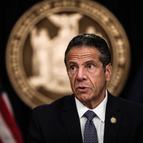 Image: New York Governor Cuomo Holds Briefing In Manhattan