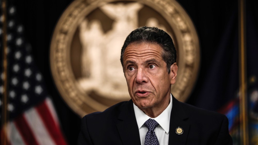 Image: New York Governor Cuomo Holds Briefing In Manhattan