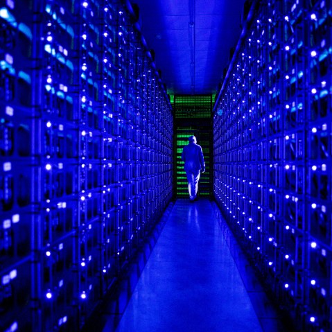 Image: Mining rigs of Ethereum and Zilliqa cryptocurrencies in Romania on Jan. 22, 2021.