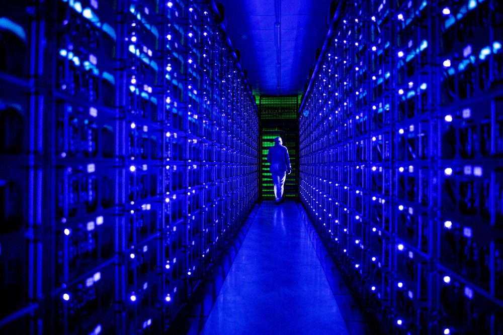 Image: Mining rigs of Ethereum and Zilliqa cryptocurrencies in Romania on Jan. 22, 2021.