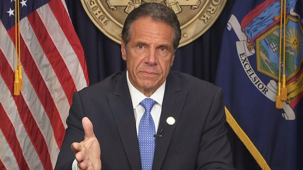 New York Gov. Andrew Cuomo announces his resignation on Aug. 10, 2021.
