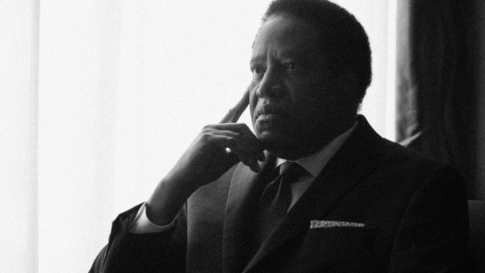 Image: Larry Elder in San Francisco on July 14, 2021.