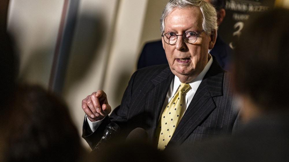 Image: Mitch McConnell, Senate Moves Forward With Bill Aimed At Countering China's Rise
