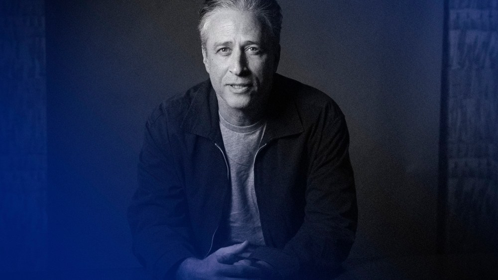IMage: Jon Stewart in New York in 2014.