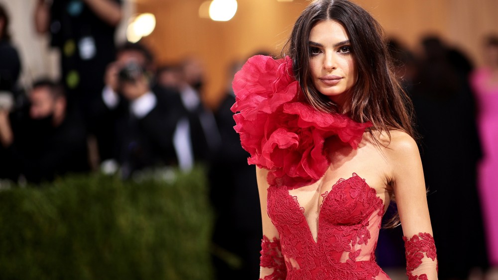 Emily Ratajkowski attends the Met Gala on Sept. 13, 2021, in New York.