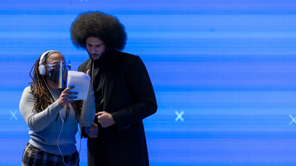Image: Ava DuVernay and Colin Kaepernick