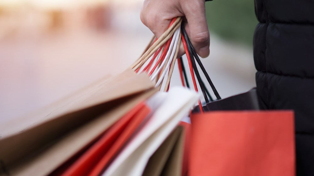 Black Friday shopping bags