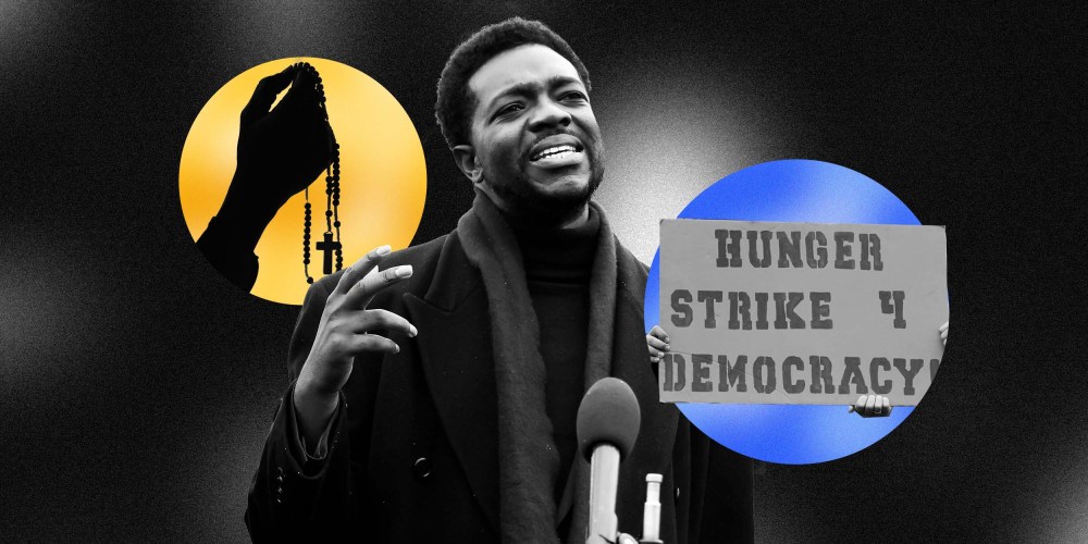 Photo Illustration: ??A coalition of two dozen faith leaders has begun a hunger strike with the intent of pressuring Democrats in the Senate and President Joe Biden to pass voting rights legislation this month