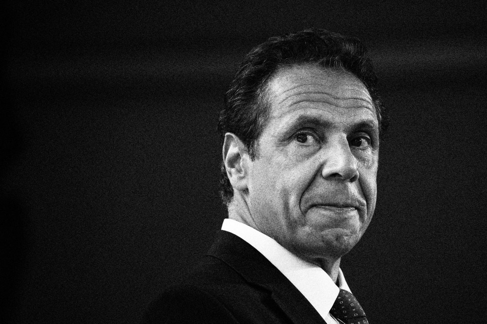 Image: Then-Governor Andrew Cuomo in New York in 2017.