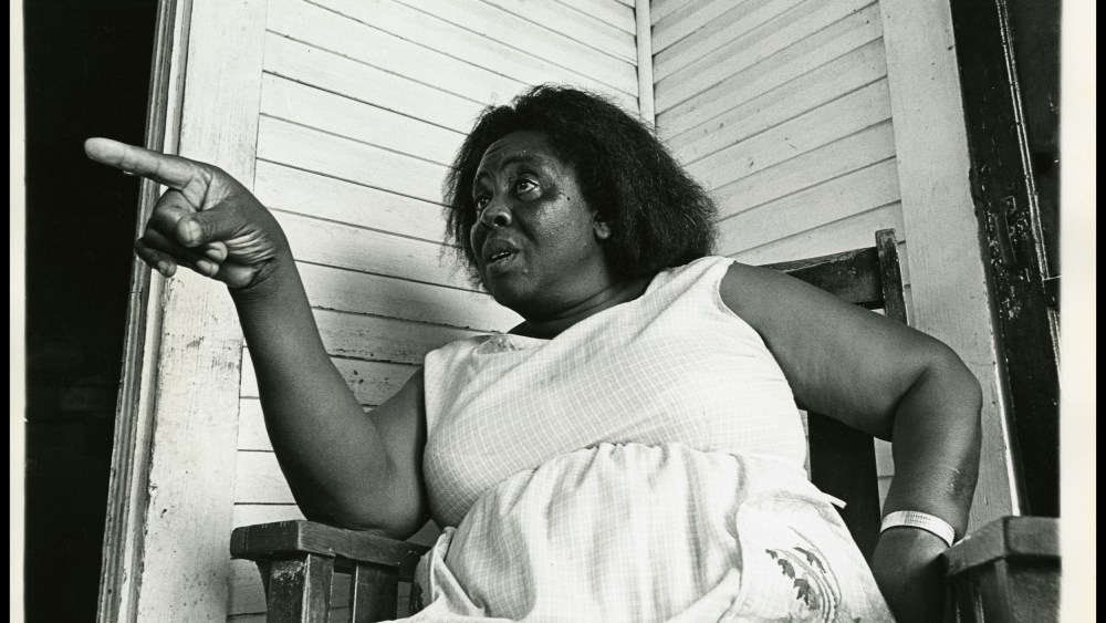 Image: Fannie Lou Hamer in Ruleville, Miss., in 1969.