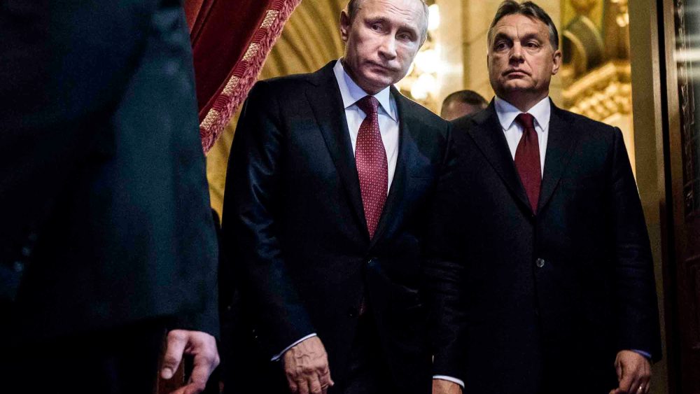 Image: Russian President Vladimir Putin and Hungarian Prime Minister Viktor Orban in Budapest in 2015.