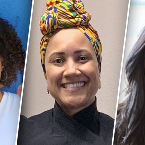 Entrepreneurs Orion Brown, left, Kaylenne Brown and Lisa Sun