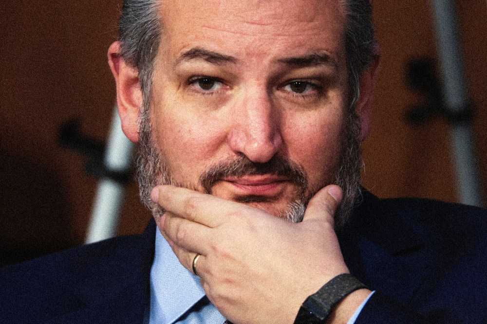 Image: Sen. Ted Cruz, R-Texas, at a hearing on Capitol Hill on March 22, 2022.