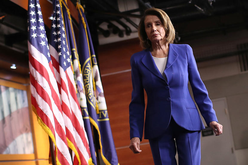 Image: House Speaker Nancy Pelosi Holds Her Weekly Press Conference At The Capitol