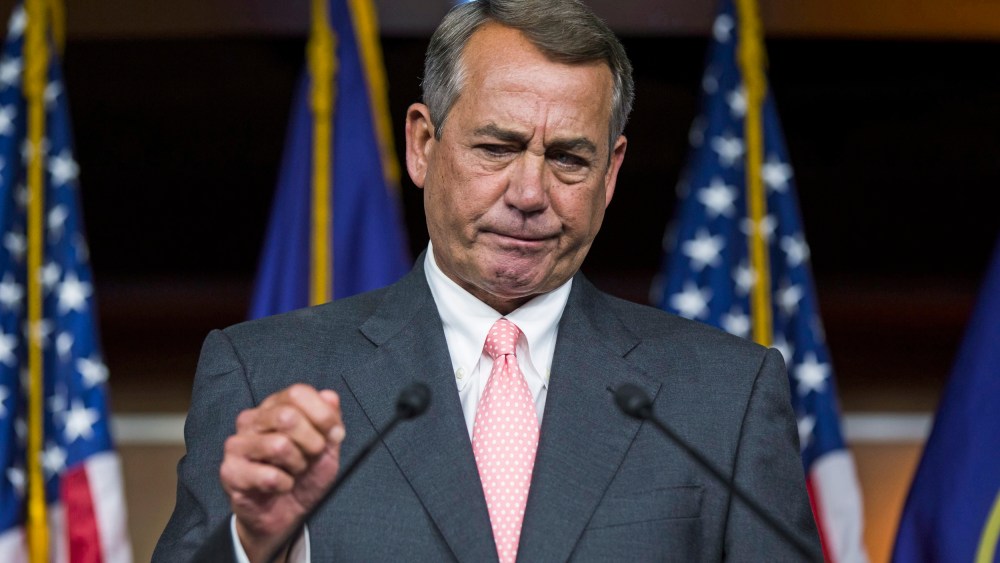 Image: Republican Speaker of the House John Boehner Announces He is Retiring