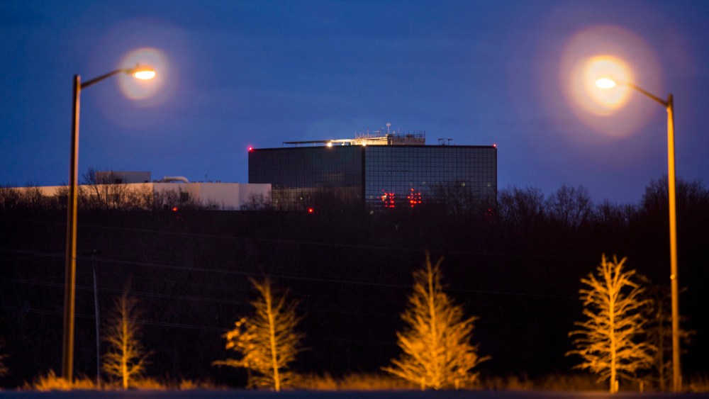 The NSA headquarters in Fort Meade, Maryland, Dec. 22, 2013.