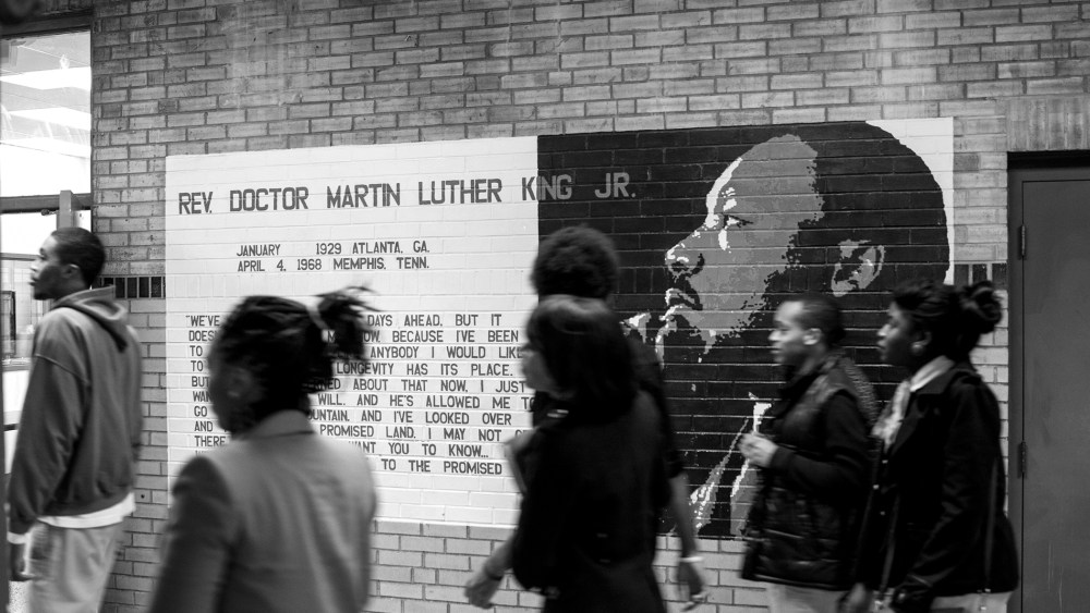Students walk the halls of Normandy High School, where hundreds of students transferred over the summer.