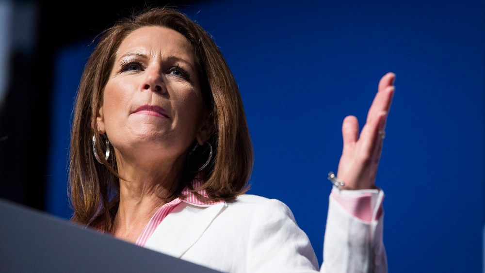 U.S. Rep. Michele Bachmann of Minnesota speaks during the Faith and Freedom Coalition's "Road to Majority" conference in Washington, Friday, June 20, 2014.