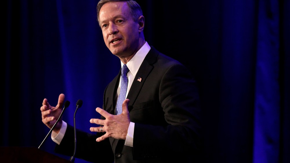 Former Maryland Governor and U.S. Democratic presidential candidate Martin O'Malley delivers remarks during the National Immigrant Integration Conference in Brooklyn, N.Y., on Dec. 15, 2015. (Photo by Andrew Gombert/EPA)