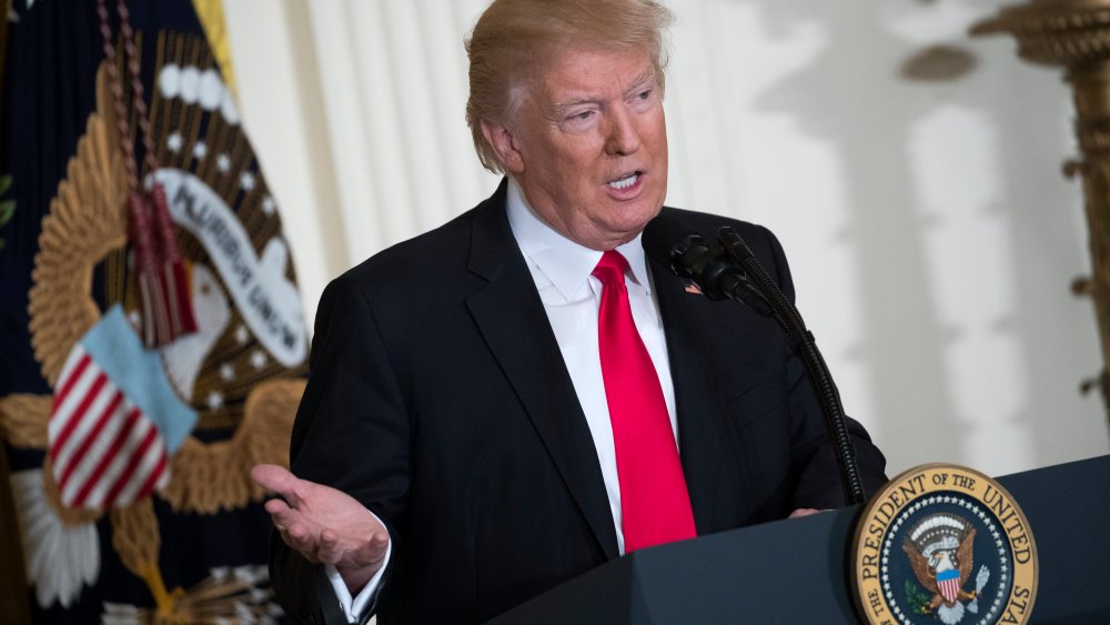 Image: US President Donald J. Trump holds press conference